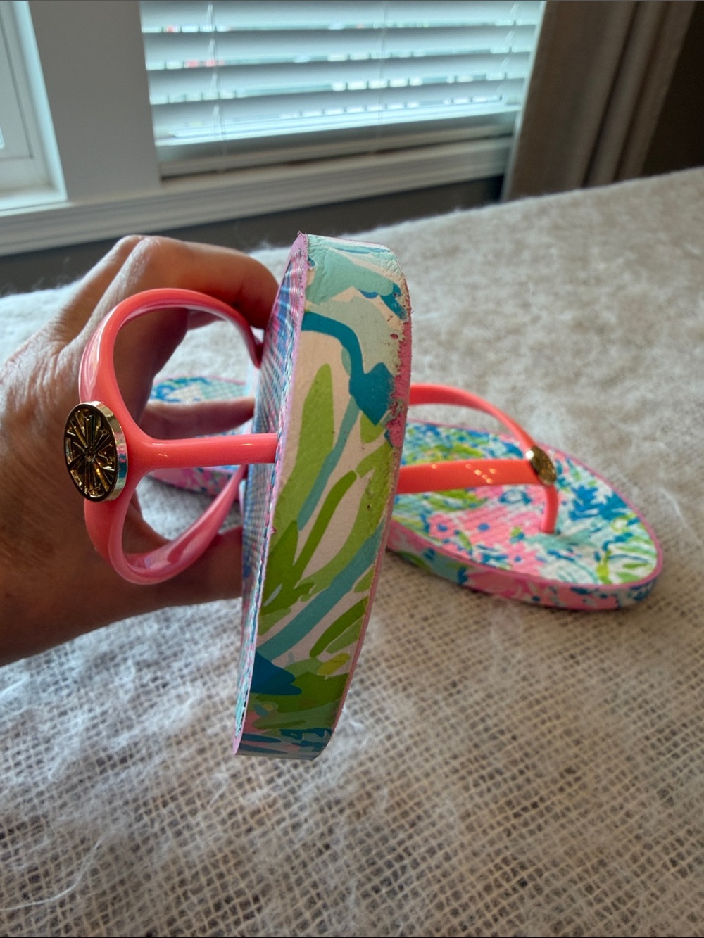 Lilly Pulitzer Flip Flops - Picture 10 of 10